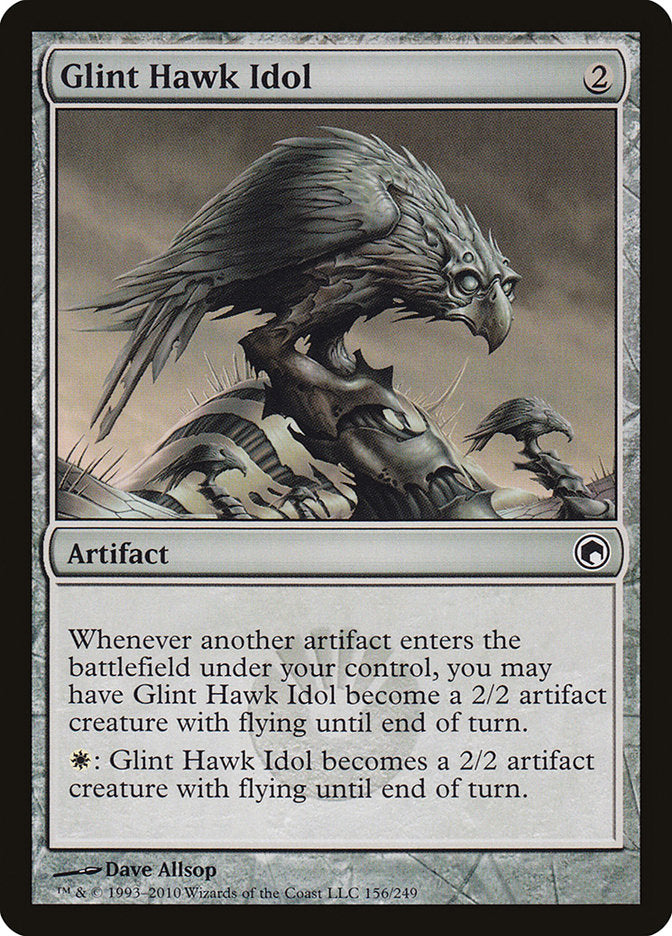 Glint Hawk Idol [Scars of Mirrodin] | Fandemonia Ltd