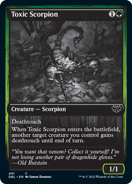 Toxic Scorpion [Innistrad: Double Feature] | Fandemonia Ltd