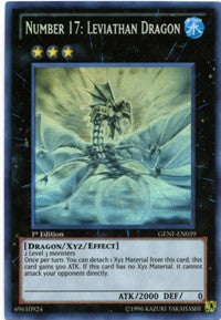 Number 17: Leviathan Dragon [GENF-EN039] Ghost Rare | Fandemonia Ltd