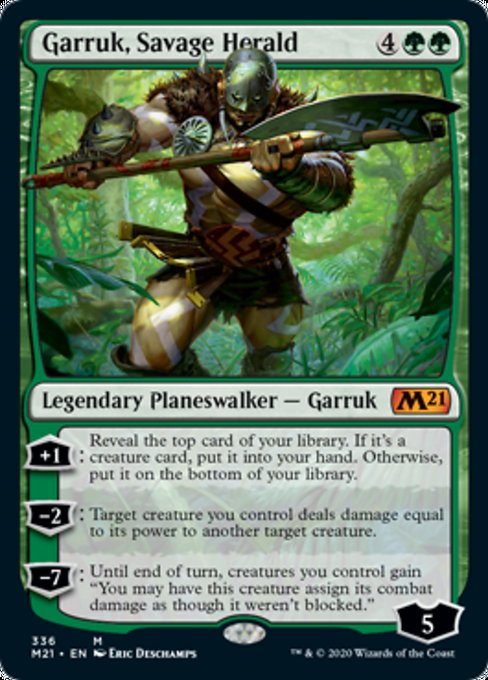 Garruk, Savage Herald [Core Set 2021] | Fandemonia Ltd