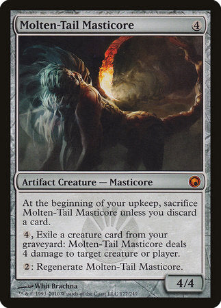 Molten-Tail Masticore [Scars of Mirrodin] | Fandemonia Ltd