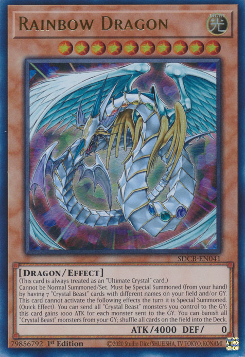 Rainbow Dragon [SDCB-EN041] Ultra Rare | Fandemonia Ltd