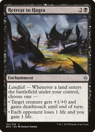 Retreat to Hagra [Battle for Zendikar] | Fandemonia Ltd