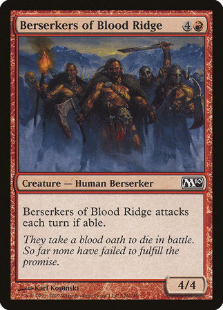 Berserkers of Blood Ridge [Magic 2010] | Fandemonia Ltd