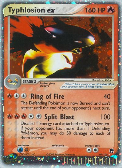 Typhlosion ex (99/100) [EX: Sandstorm] | Fandemonia Ltd