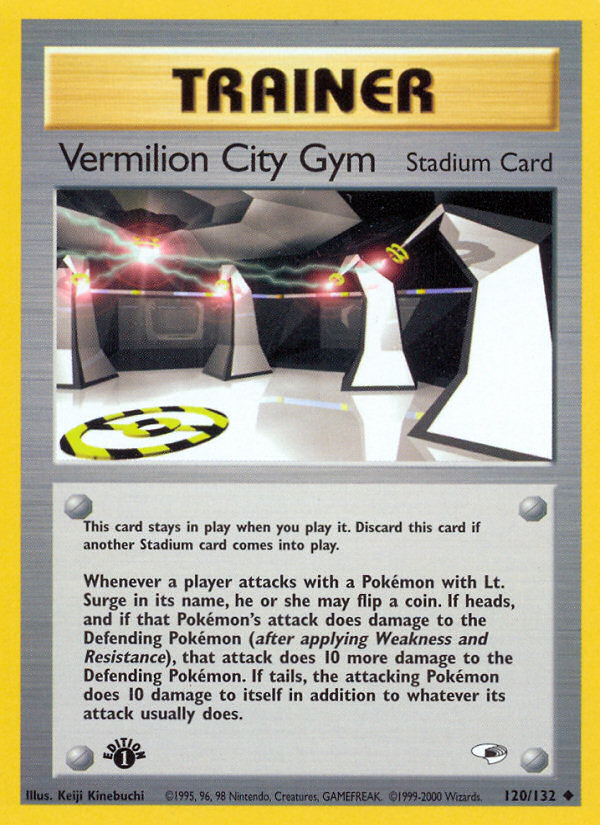 Vermilion City Gym (120/132) [Gym Heroes 1st Edition] | Fandemonia Ltd