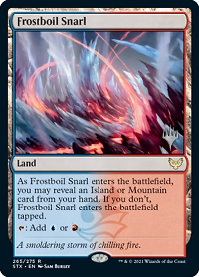 Frostboil Snarl (Promo Pack) [Strixhaven: School of Mages Promos] | Fandemonia Ltd