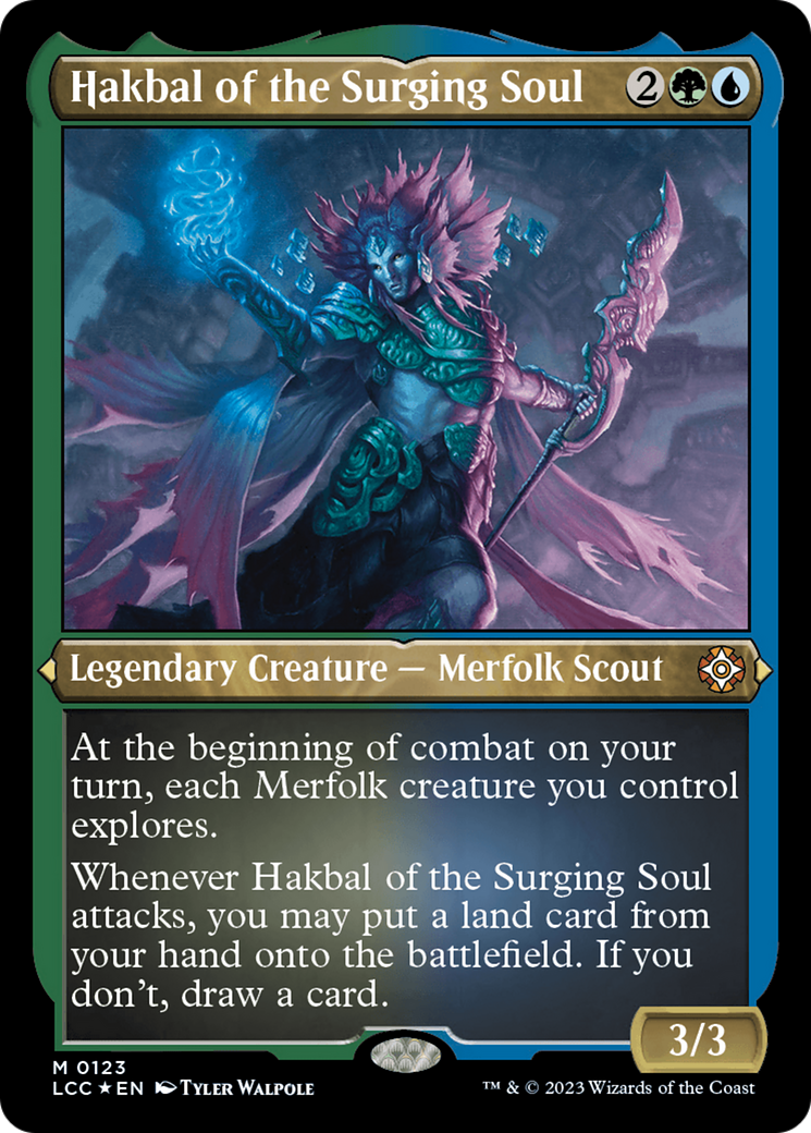 Hakbal of the Surging Soul (Display Commander) [The Lost Caverns of Ixalan Commander] | Fandemonia Ltd