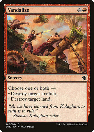 Vandalize [Dragons of Tarkir] | Fandemonia Ltd