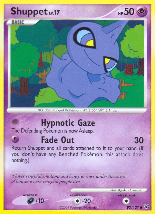 Shuppet (92/127) [Platinum: Base Set] | Fandemonia Ltd
