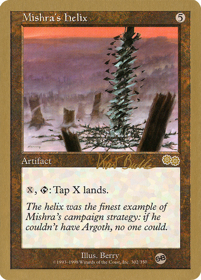 Mishra's Helix (Kai Budde) (SB) [World Championship Decks 1999] | Fandemonia Ltd