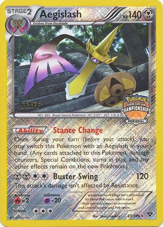 Aegislash (85/146) (Regional Championship Promo Staff) [XY: Base Set] | Fandemonia Ltd