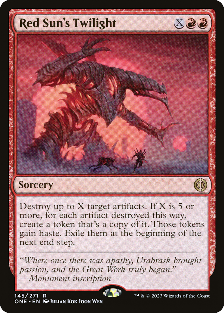 Red Sun's Twilight [Phyrexia: All Will Be One] | Fandemonia Ltd