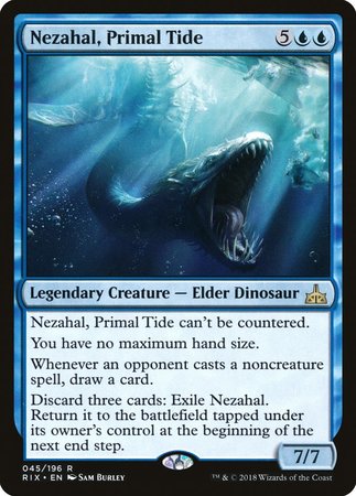 Nezahal, Primal Tide [Rivals of Ixalan] | Fandemonia Ltd