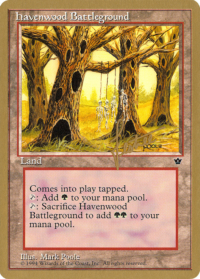 Havenwood Battleground (Bertrand Lestree) [Pro Tour Collector Set] | Fandemonia Ltd