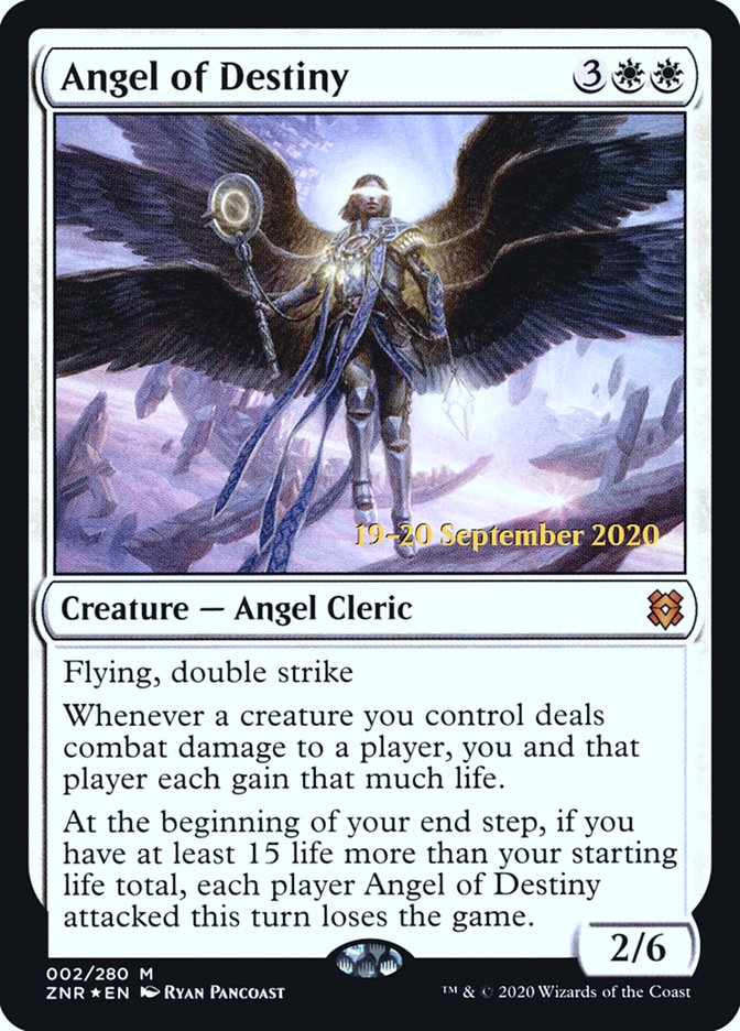 Angel of Destiny  [Zendikar Rising Prerelease Promos] | Fandemonia Ltd