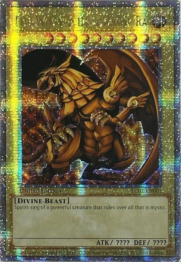 The Winged Dragon of Ra (25th Anniversary) [LC01-EN003] Quarter Century Secret Rare | Fandemonia Ltd