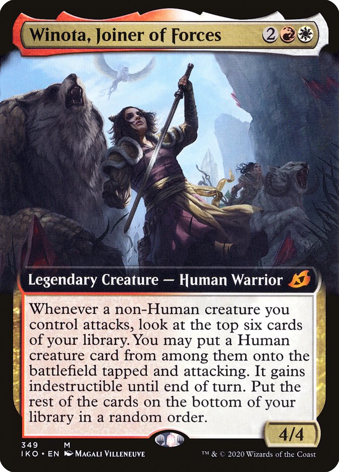Winota, Joiner of Forces (Extended Art) [Ikoria: Lair of Behemoths] | Fandemonia Ltd