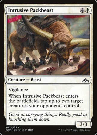 Intrusive Packbeast [Guilds of Ravnica] | Fandemonia Ltd