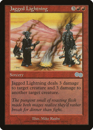 Jagged Lightning [Urza's Saga] | Fandemonia Ltd