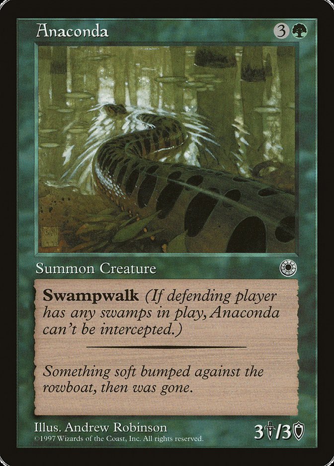 Anaconda (With Flavor Text) [Portal] | Fandemonia Ltd