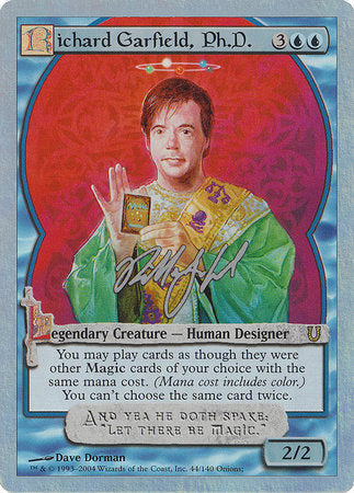 Richard Garfield, Ph.D. (Alternate Foil) [Unhinged] | Fandemonia Ltd