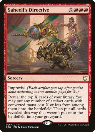 Saheeli's Directive [Commander 2018] | Fandemonia Ltd