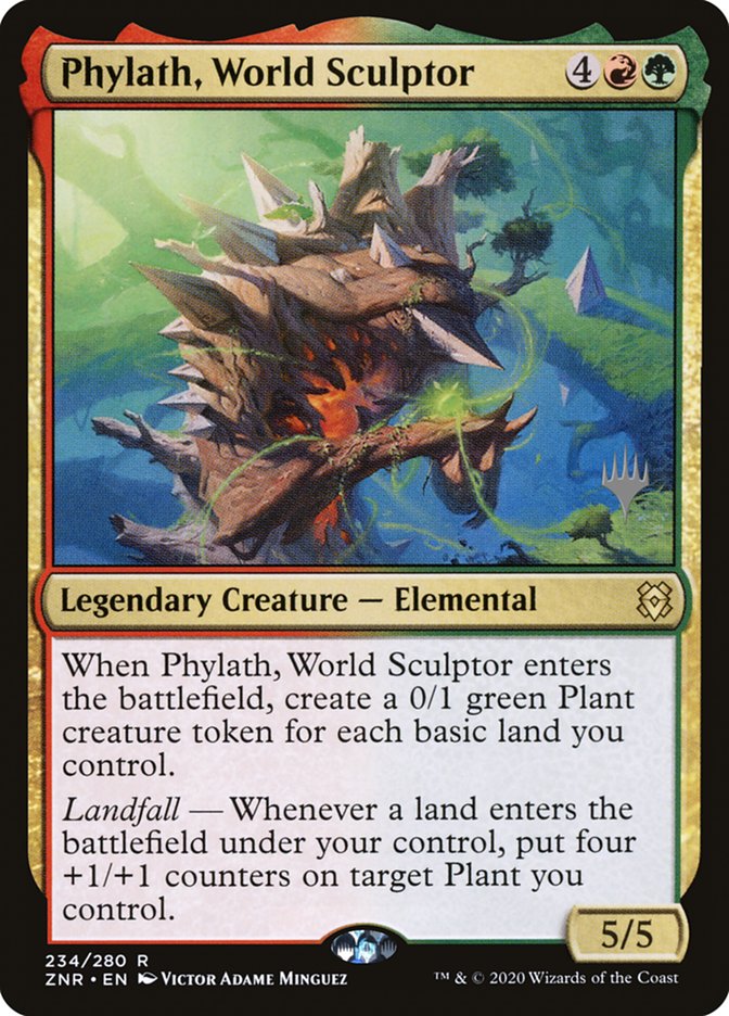 Phylath, World Sculptor (Promo Pack) [Zendikar Rising Promos] | Fandemonia Ltd