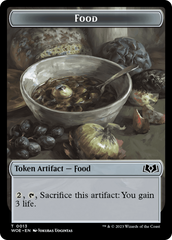 Knight // Food (0013) Double-Sided Token [Wilds of Eldraine Tokens] | Fandemonia Ltd