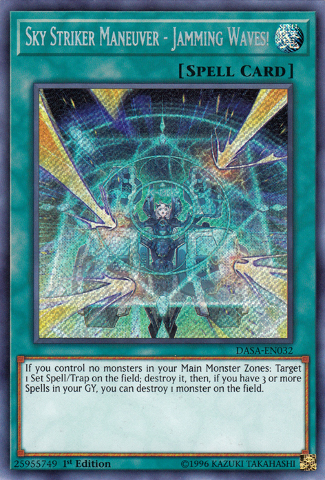 Sky Striker Maneuver - Jamming Waves! [DASA-EN032] Secret Rare | Fandemonia Ltd