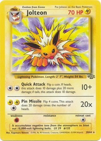 Jolteon (20/64) [Jungle Unlimited] | Fandemonia Ltd