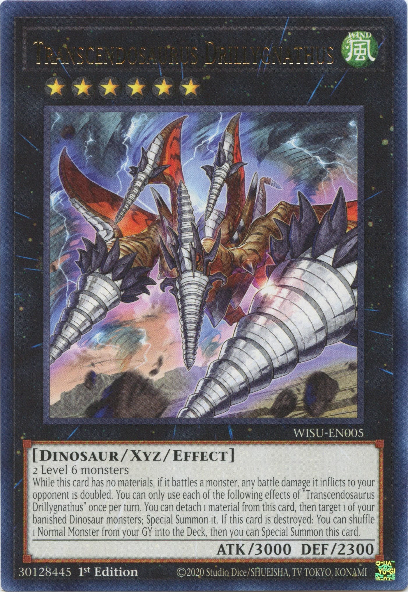 Transcendosaurus Drillygnathus [WISU-EN005] Rare | Fandemonia Ltd
