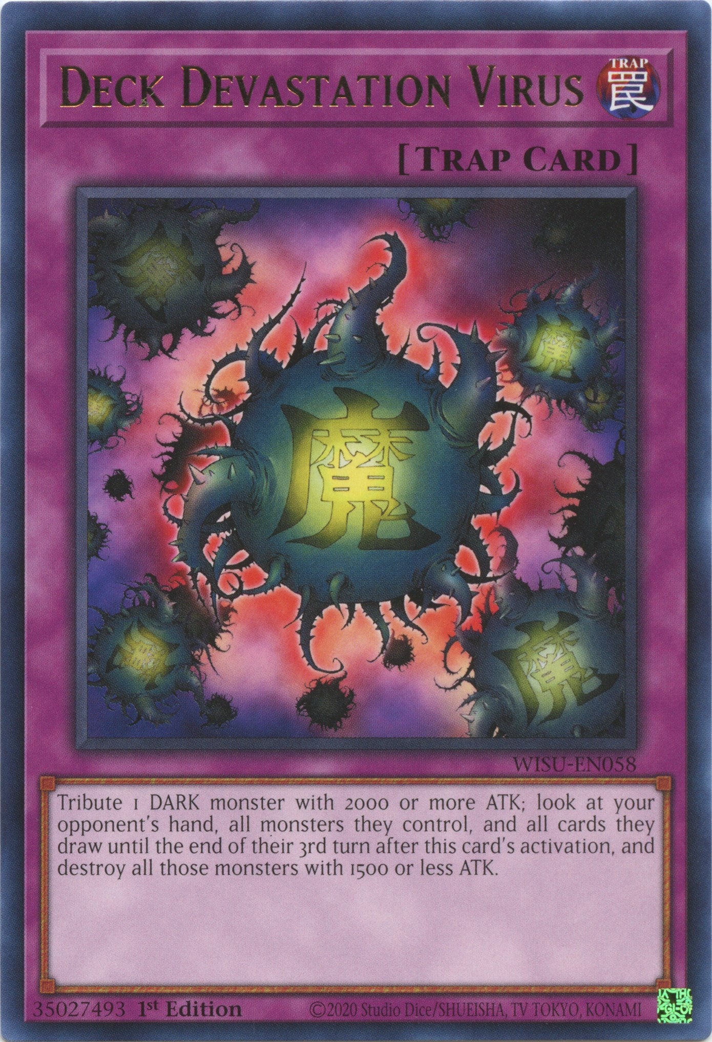 Deck Devastation Virus [WISU-EN058] Rare | Fandemonia Ltd