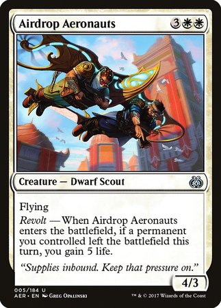 Airdrop Aeronauts [Aether Revolt] | Fandemonia Ltd