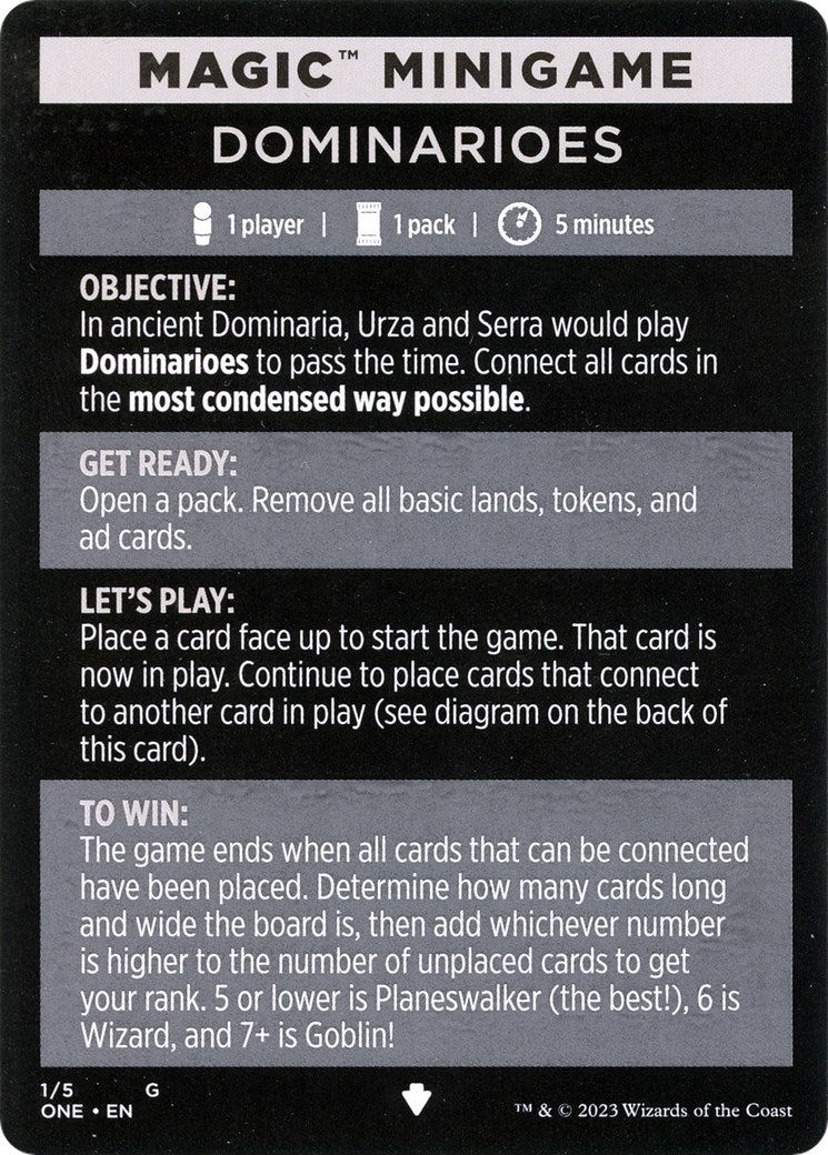 Dominarioes (Magic Minigame) [Phyrexia: All Will Be One Minigame] | Fandemonia Ltd