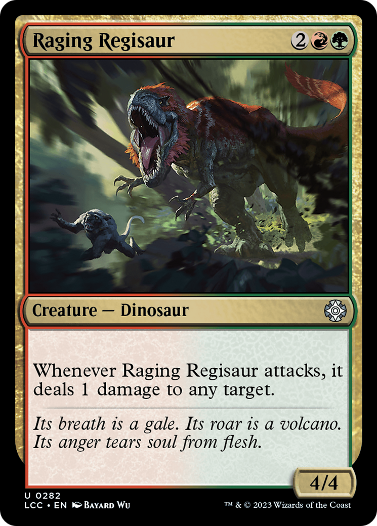 Raging Regisaur [The Lost Caverns of Ixalan Commander] | Fandemonia Ltd