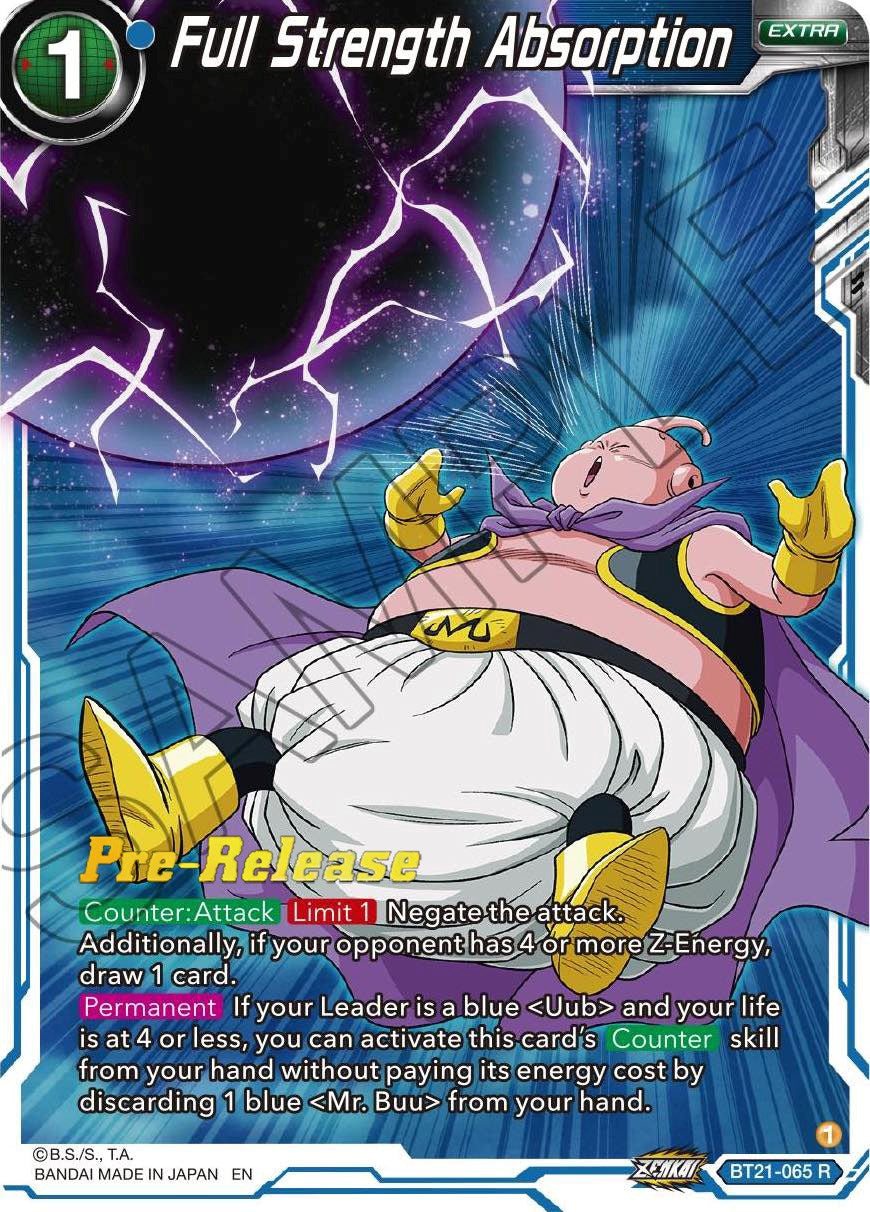 Full Strength Absorption (BT21-065) [Wild Resurgence Pre-Release Cards] | Fandemonia Ltd