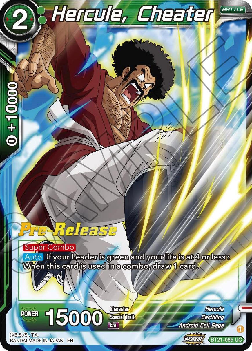 Hercule, Cheater (BT21-085) [Wild Resurgence Pre-Release Cards] | Fandemonia Ltd