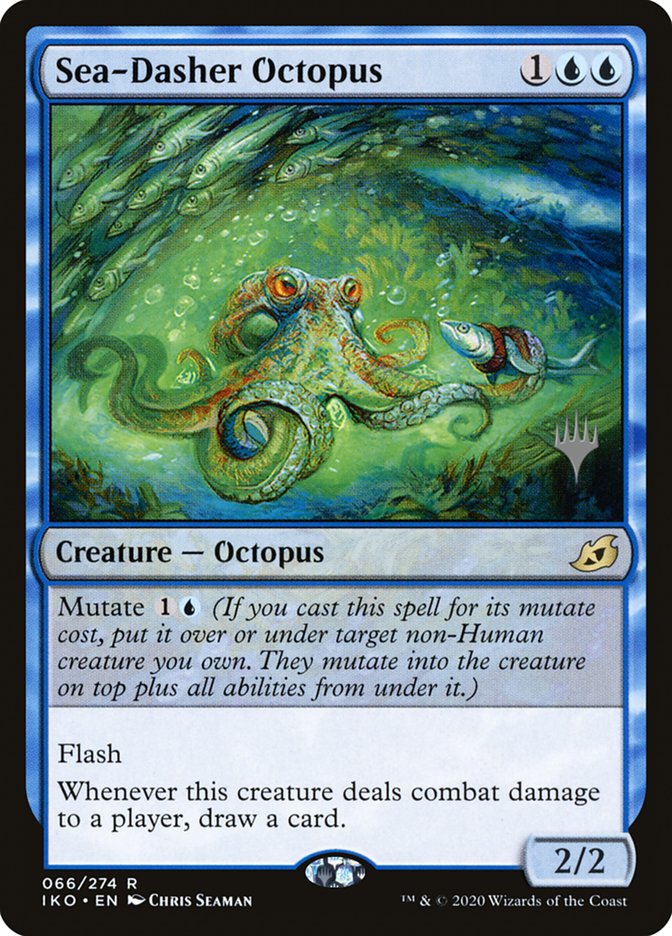 Sea-Dasher Octopus (Promo Pack) [Ikoria: Lair of Behemoths Promos] | Fandemonia Ltd