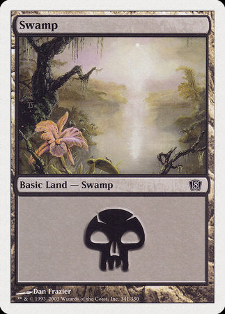 Swamp (341) [Eighth Edition] | Fandemonia Ltd