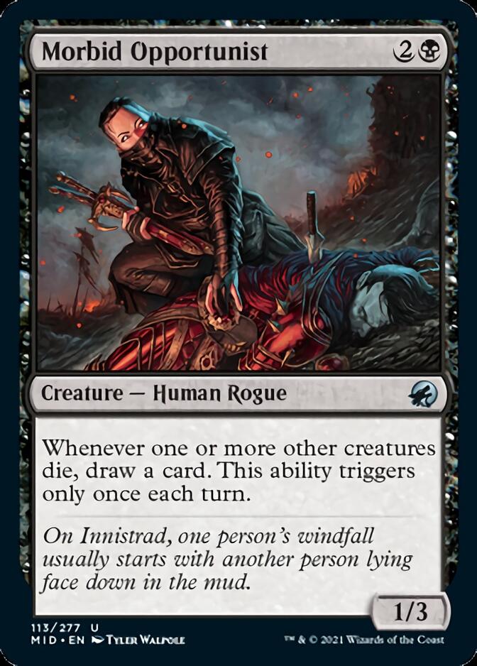 Morbid Opportunist [Innistrad: Midnight Hunt] | Fandemonia Ltd