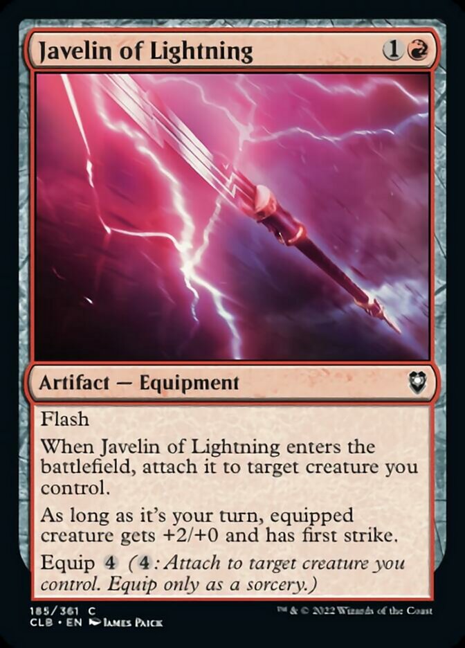Javelin of Lightning [Commander Legends: Battle for Baldur's Gate] | Fandemonia Ltd