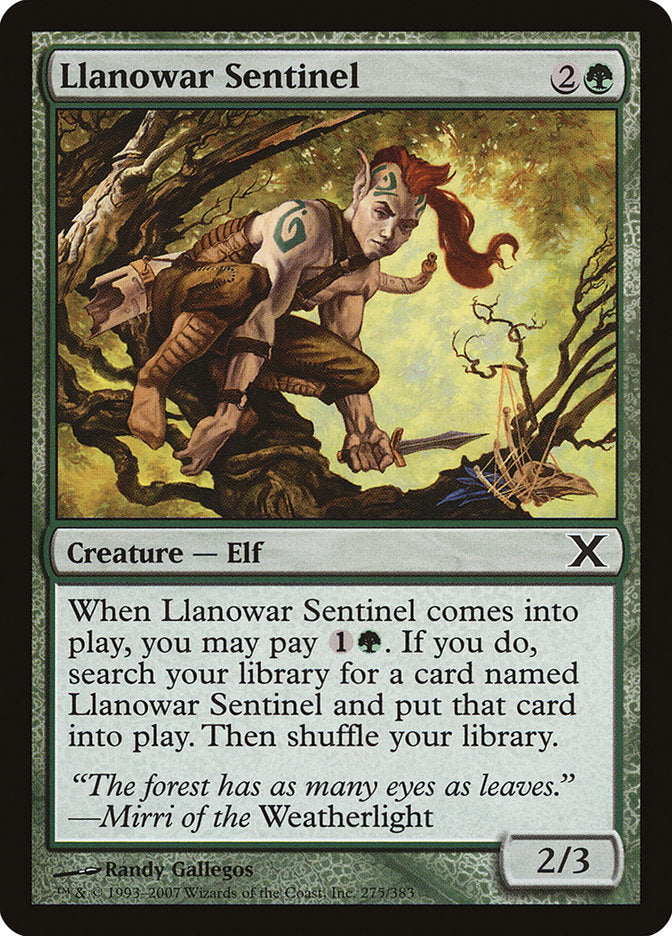 Llanowar Sentinel [Tenth Edition] | Fandemonia Ltd