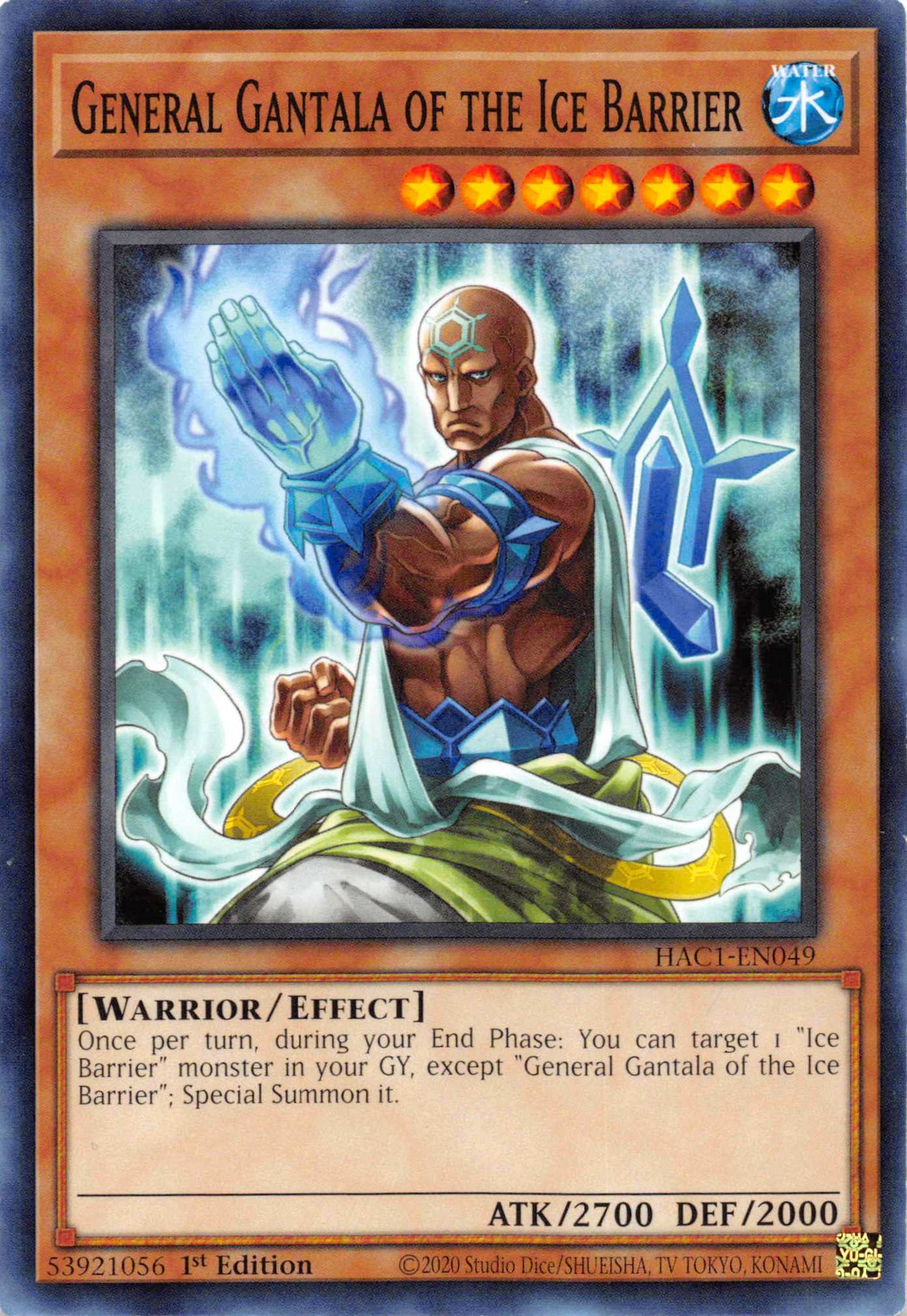 General Gantala of the Ice Barrier [HAC1-EN049] Common | Fandemonia Ltd