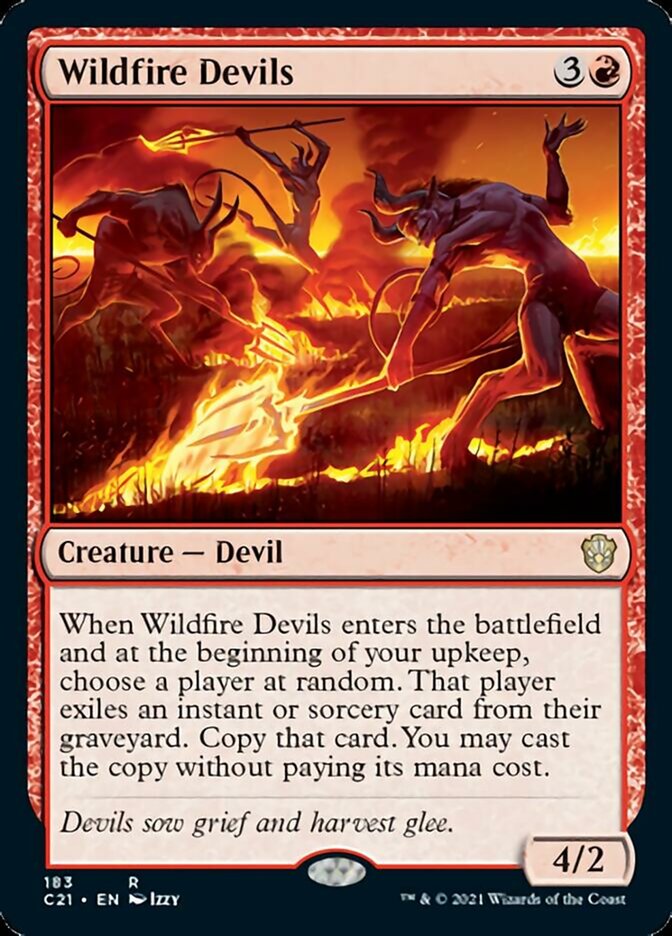 Wildfire Devils [Commander 2021] | Fandemonia Ltd