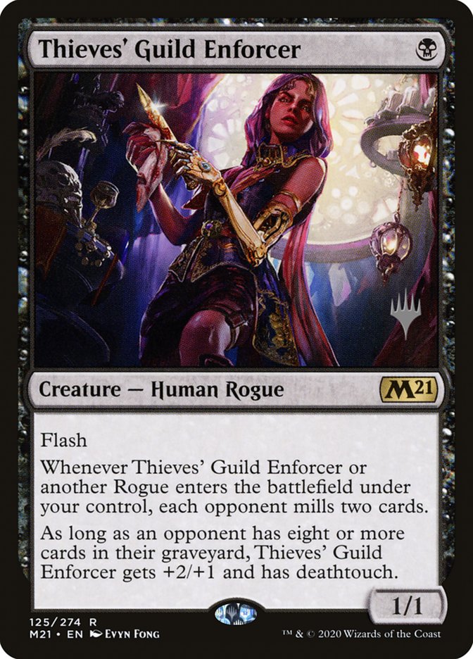 Thieves' Guild Enforcer (Promo Pack) [Core Set 2021 Promos] | Fandemonia Ltd