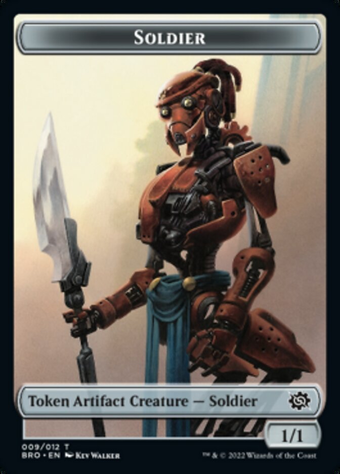 Soldier Token (009) [The Brothers' War Tokens] | Fandemonia Ltd
