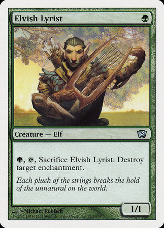 Elvish Lyrist [Eighth Edition] | Fandemonia Ltd