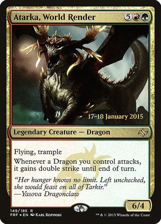 Atarka, World Render [Fate Reforged Promos] | Fandemonia Ltd