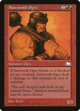 Sawtooth Ogre [Weatherlight] | Fandemonia Ltd